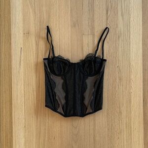 Out From Under Modern Love Corset black